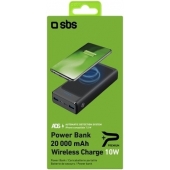 SBS - 10W Wireless Powerbank - 20.000 mAh