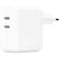 35W Power Adapter voor Apple - 2x USB-C - Wit