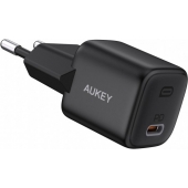 Aukey Power Delivery mini Adapter - USB-C - 20W - Zwart