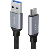 Aukey USB-C kabel - Zwart - 1 Meter