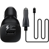 Auto Snellader Samsung USB-C - 2 Ampere 100 CM - Origineel - Zwart - Blister