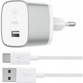 Belkin USB-C Thuislader Quick Charge 3.0 - Zilver
