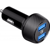 Duo Autolader Quick charge 3.0 & Smart charger - 3A