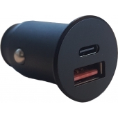 Duo Autolader Quick charge 3.0 (USB) & Power Delivery (USB-C)