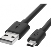 Universele Micro-USB kabel - Zwart - 0.25 Meter