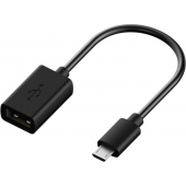 Micro-USB naar USB adapter zwart