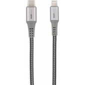 Musthavz USB-C naar Lightning Nylon Kabel - 1 Meter