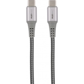 Musthavz USB-C naar USB-C Nylon Kabel - 1 Meter