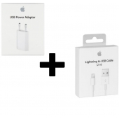 5 Watt Apple Oplader - Origineel Blister - Lightning - 2 Meter