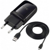 Oplader HTC Micro-USB 1 Ampere 100 CM - Origineel - Zwart