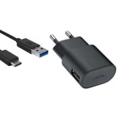 Oplader Nokia USB-C 1.3 Ampere 100 CM - Origineel - Zwart