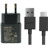 Oplader Sony USB-C 2.7 Ampere 100 CM - Origineel - Zwart