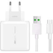 Oppo SuperVOOC oplader 65W VCA7GACH + USB-C kabel Wit