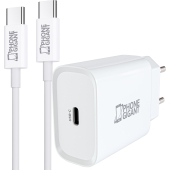 PhoneGigant USB-C Adapter - 20W + USB-C naar USB-C kabel 2 Meter	
