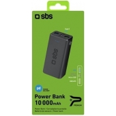 SBS Multipoort 18 Watt 10.000 mAh Powerbank