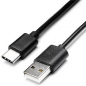 Universele Datakabel USB-C voor BlackBerry 100 CM - Zwart