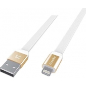 XtremeMac Lightning USB kabel - Wit - 3 Meter