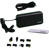 Universele Premium Laptop AC Adapter 90W met 8 tips - Zwart